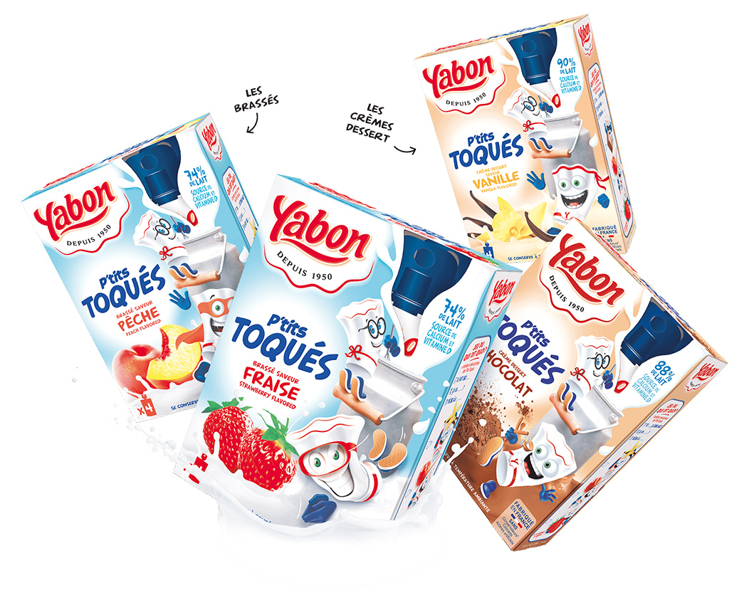 Gamme packaging Yabon P'tits toqués